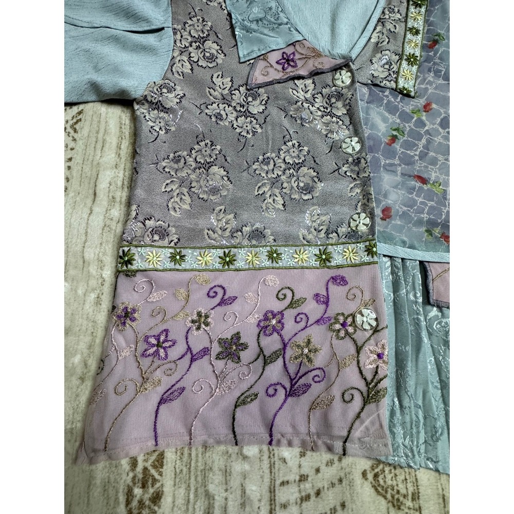 Vintage Spencer Alexis Patchwork Button Down Size… - image 6